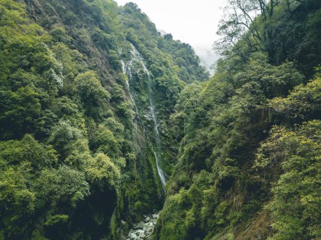waterfall in nepal, best waterfall, waterfall during annapurna base cam trek