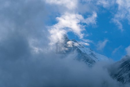 Berg in Nepal, Annapurna Base Camp, Machapuchare Mountain, Annapurna Trekking, Reisen in Nepal, Schönheit Nepals
