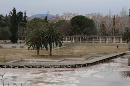 Explore the stark reality of Catalonia's drought as Girona's once-lush parkland succumbs to aridity.