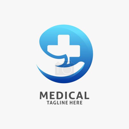 Illustration for Medical healthcare logo design - Royalty Free Image