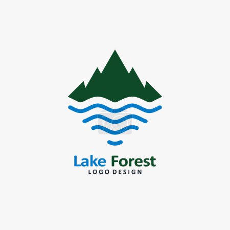 Lake forest logo design