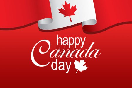 Téléchargez les photos : Joyeuse fête du Canada, fond du drapeau canadien, 1er juillet Fête du Canada. - en image libre de droit