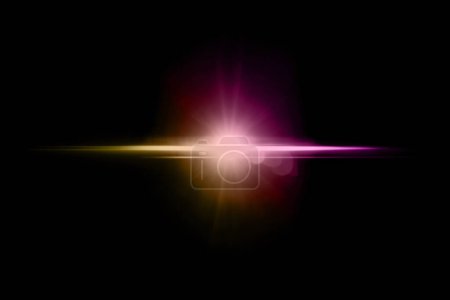 Photo for Abstract sun burst with digital lens flare background. - Royalty Free Image