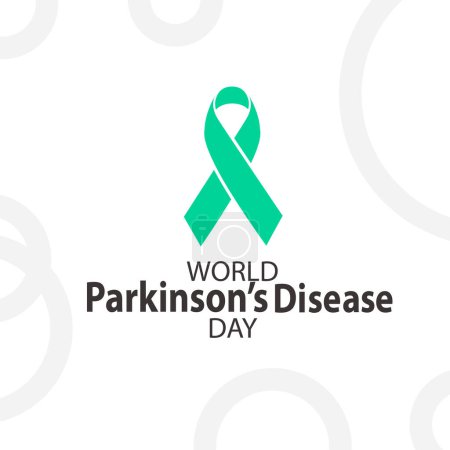 Illustration for Vector illustration of World Parkinson's disease Day observed on 11th April Holiday concept. Template for background, banner, card - Royalty Free Image