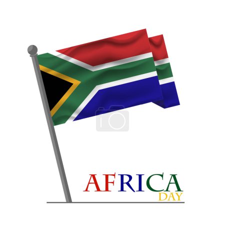 Téléchargez les illustrations : Afrique du Sud Journée de réconciliation Contexte de conception pour un moment de salutation - en licence libre de droit