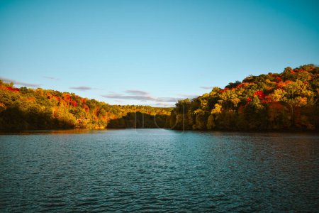 Téléchargez les photos : Feuillage d'automne au lac Cheat, Virginie-Occidentale - en image libre de droit
