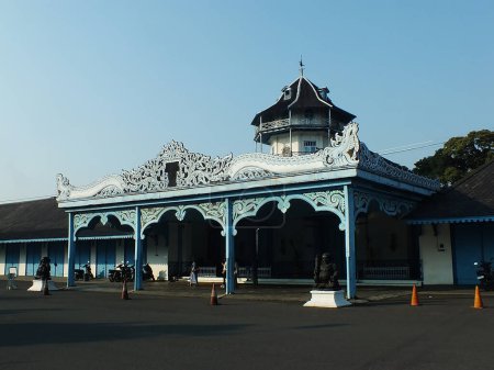 Foto de Surakarta, Java Central, Indonesia 14 de mayo de 2024. Edificio histórico de Kasunanan Surakarta Hadiningrat Palace. Este palacio es un fragmento del reino de Mataram - Imagen libre de derechos