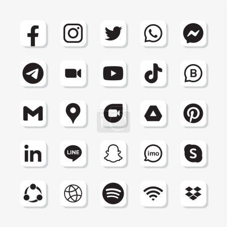 Logos in den sozialen Medien