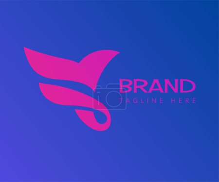 Bird-Logo-Design-Vorlagen-Elemente. Verwendbar für Branding und Business-Logos.