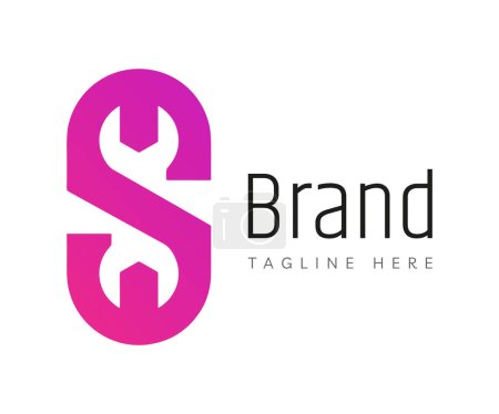 Buchstabe S Logo-Symbol-Design-Vorlagen-Elemente. Verwendbar für Branding und Business-Logos.
