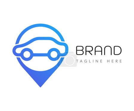 Éléments de modèle de conception icône logo de voiture. Utilisable pour les logos de marque et d'affaires.