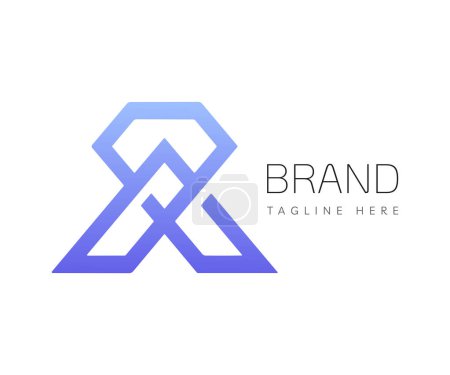 Diamond logo icon design template elements. Usable for Branding and Business Logos.