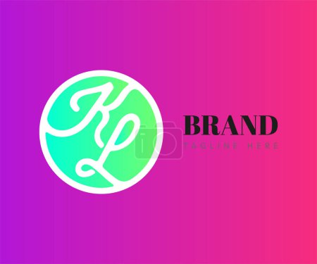 Buchstabe K Logo-Symbol-Design-Vorlagen-Elemente. Verwendbar für Branding und Business-Logos.
