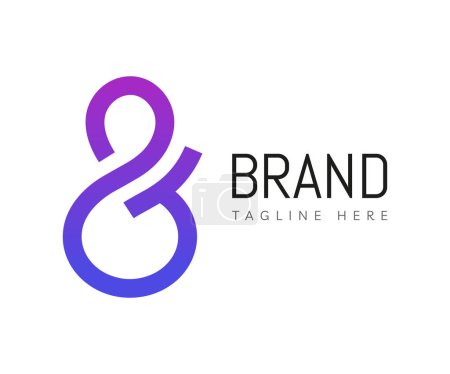 Letra B icono del logotipo elementos de plantilla de diseño. Utilizable para el Branding y Logos de Negocios.