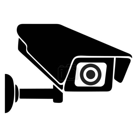 icon illustration cctv, editable size and color vector eps file