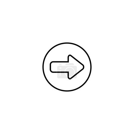 Foto de Flecha simple icono vector ilustración diseño - Imagen libre de derechos