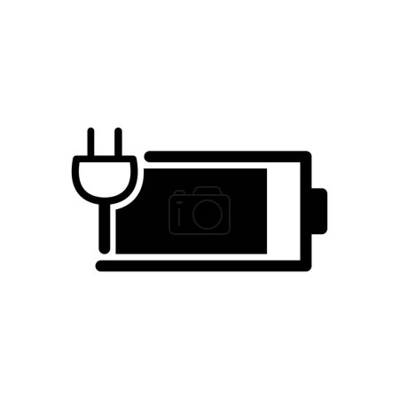 Foto de Icono de carga de la batería vector ilustración - Imagen libre de derechos