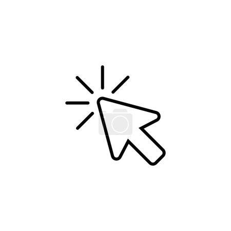 Flèche pointeur, curseur, icône de souris pointeur Illustration vectorielle