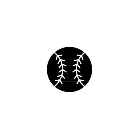 Foto de Icono de béisbol. Pelota Vector Ilustración - Imagen libre de derechos
