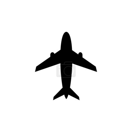 Foto de Icono del avión. Símbolo de transporte. - Imagen libre de derechos