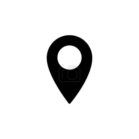 Illustration for Pin Location Mark Icon Vector Illustration - Royalty Free Image