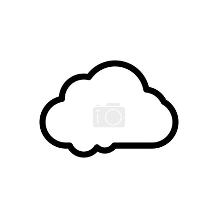 Foto de Nube icono web, ilustración vectorial - Imagen libre de derechos
