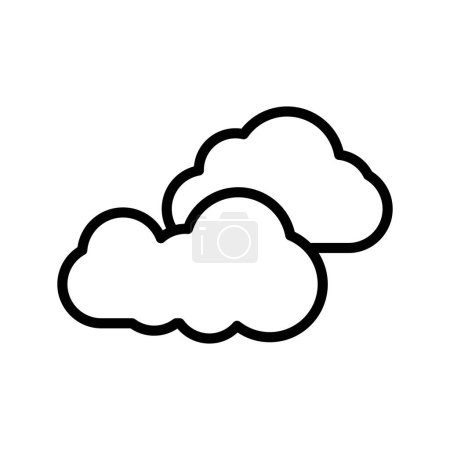 Foto de Nube icono web, ilustración vectorial - Imagen libre de derechos
