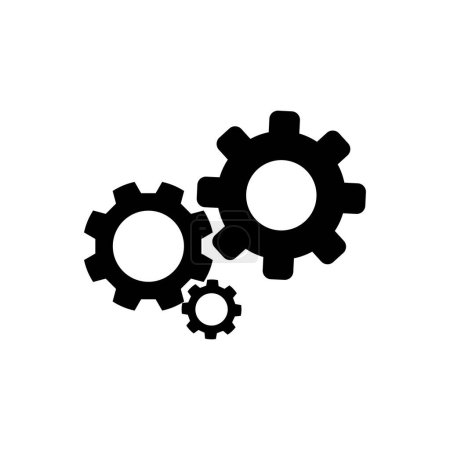 Illustration for Gear spin icon vector design illustration - Royalty Free Image