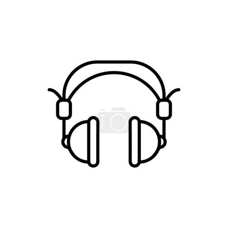 Foto de Diseño de iconos de auriculares, ilustración vectorial - Imagen libre de derechos