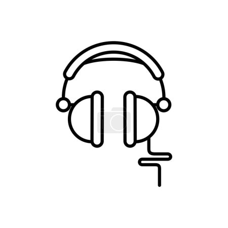Foto de Diseño de iconos de auriculares, ilustración vectorial - Imagen libre de derechos