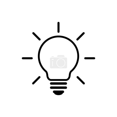 simple lamp icon vector illustration