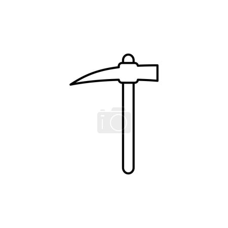 Illustration for Mining tool icon simple vector design - Royalty Free Image