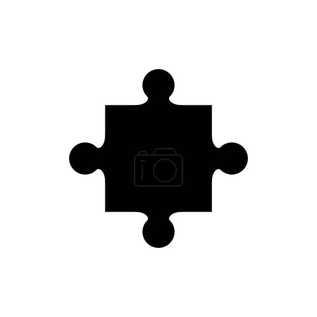 Foto de Rompecabezas simple icono de diseño de vectores - Imagen libre de derechos