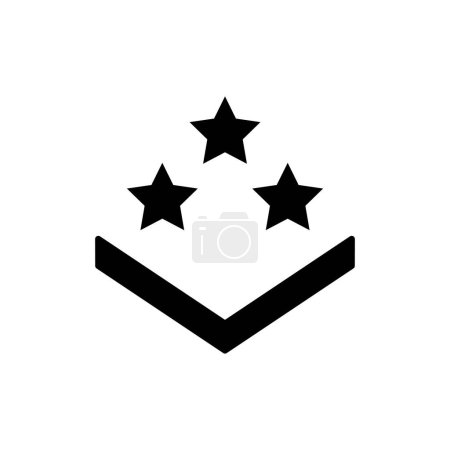 Foto de Militar rango icono vector diseño - Imagen libre de derechos