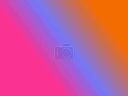 Photo for 3 color gradient combinations of pink, blue and orange - Royalty Free Image
