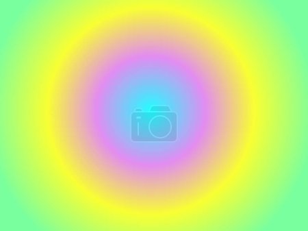 Photo for The combination of yellow green pink produces a soft gradation color - Royalty Free Image