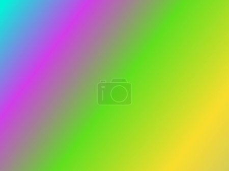 Photo for Multi color gradient background blue,purple,green,yellow - Royalty Free Image