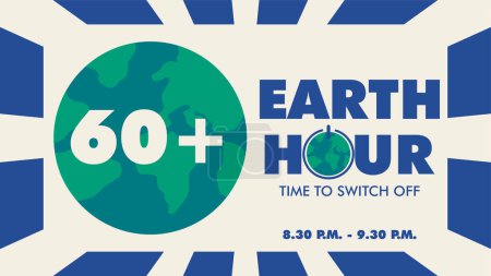 EARTH HOUR DESIGN SOCIAL MEDIA POST OR LANDING PAGE