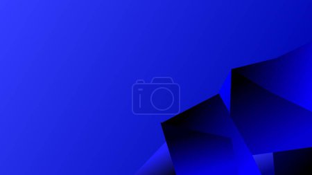 Eiswürfel blau geometrische Form elegant professionelle Präsentation Hintergrund
