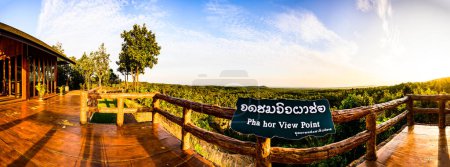 Téléchargez les photos : Panorama of natural view at Pha Chor View Point, Chiang Mai province. - en image libre de droit