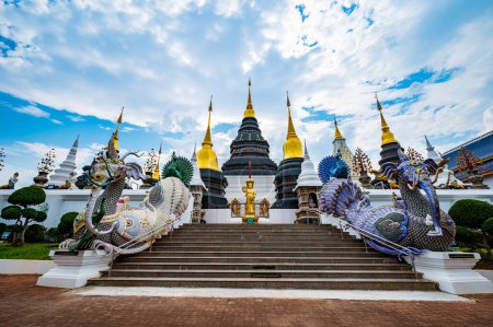 Photo for Wat Den Salee Sri Muang Gan or Ban Den temple, Chiang Mai province. - Royalty Free Image