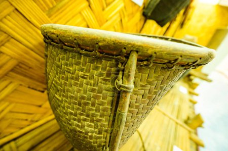 Foto de Per or An Akha Paddy Rice Basket, Chiang Rai Province. - Imagen libre de derechos