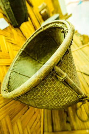 Foto de Per or An Akha Paddy Rice Basket, Chiang Rai Province. - Imagen libre de derechos
