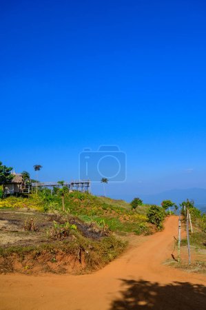 Téléchargez les photos : Landscape of Doi Sa Ngo viewpoint, Chiang Rai province. - en image libre de droit