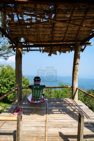 Photo for Mon Cham view point in Chiangmai province, Thailand. - Royalty Free Image