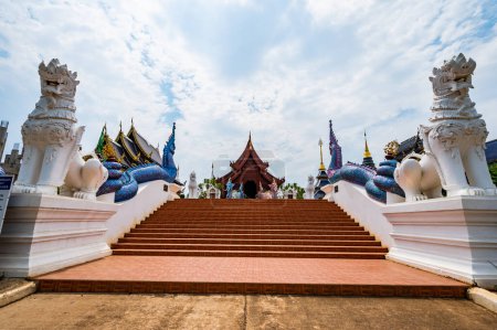 Photo for Wat Den Salee Sri Muang Gan or Ban Den temple, Chiang Mai province. - Royalty Free Image