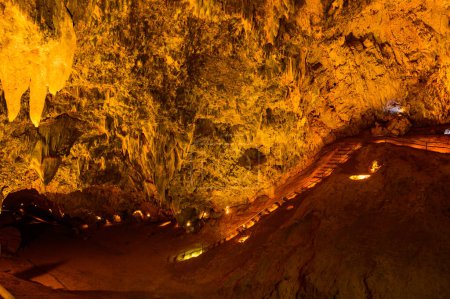 Landscape of Thamluang cave in Thamluang Khunnam Nangnon National Park, Chiang Rai province.