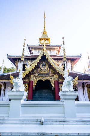 Foto de Templo Watphadarabhirom en la provincia de Chiangmai, Tailandia. - Imagen libre de derechos
