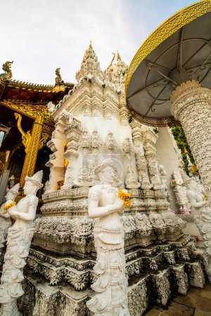 Foto de Templo de San Pa Yang Luang en la provincia de Lamphun, Tailandia. - Imagen libre de derechos