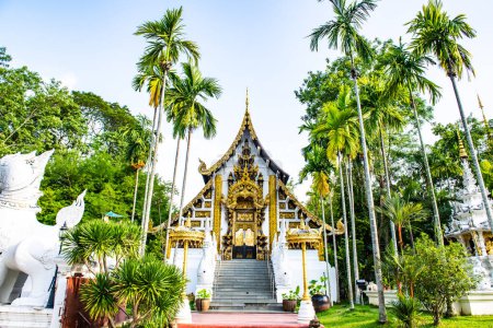 Foto de Hermoso paisaje del templo Watphadarabhirom, Tailandia. - Imagen libre de derechos